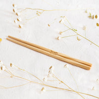 CHOPSTICKS EN BAMBOU NATUREL ANTIBACTÉRIENS COMPOSTABLES POUR MAISON ET DÉPLACEMENT BEAUTÉ SIMPLE