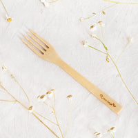FOURCHETTE BAMBOU ANTIBACTERIENNE POUR MAISON DEPLACEMENT