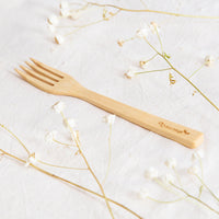 FOURCHETTE BAMBOU ANTIBACTERIENNE POUR MAISON DEPLACEMENT