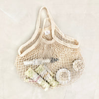 SAC EN COTON NATUREL MAILLE LÉGER ZÉRO DÉCHET POUR ÉTÉ