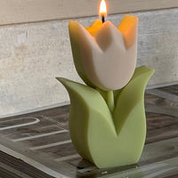 BOUGIE EN FORME DE TULIPE
