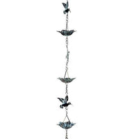 ATTRAPE PLUIE METAL COLIBRIS