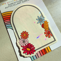 AUTOCOLLANT VITRAIL LUMINEUX ET REUTILISABLE DECOR MAISON