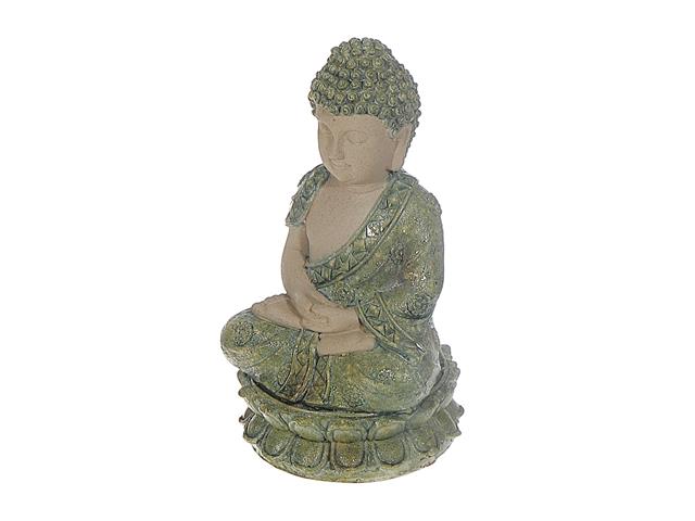 FIGURINE DE BOUDDHA MÉDITANT POUR JARDIN EXTÉRIEUR