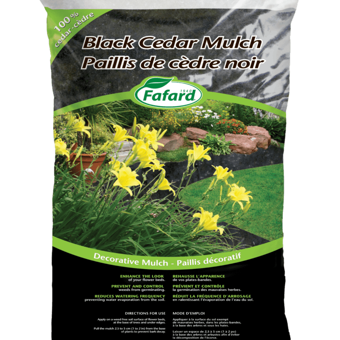 PAILLIS DE CÈDRE NOIR 85L
