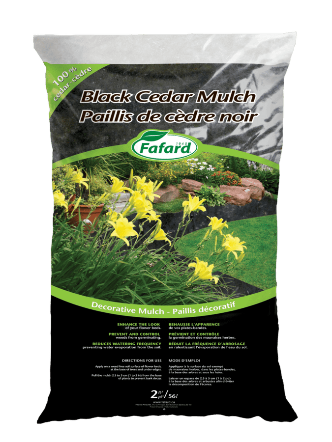 BLACK CEDAR MULCH 85L
