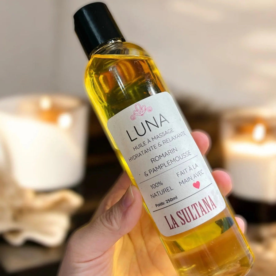 HUILE DE MASSAGE LUNA SOINS DE SOI HYDRATATION INTENSE