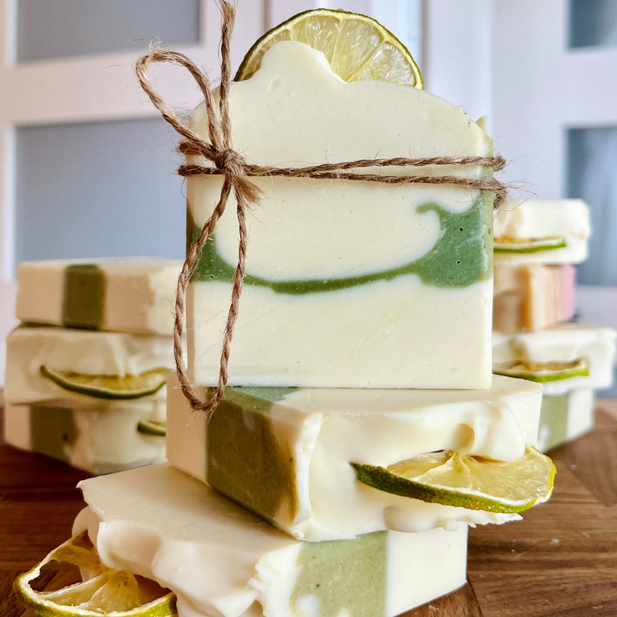 BAHECCA COCONUT MILK SOAP LIME EUCALYPTUS