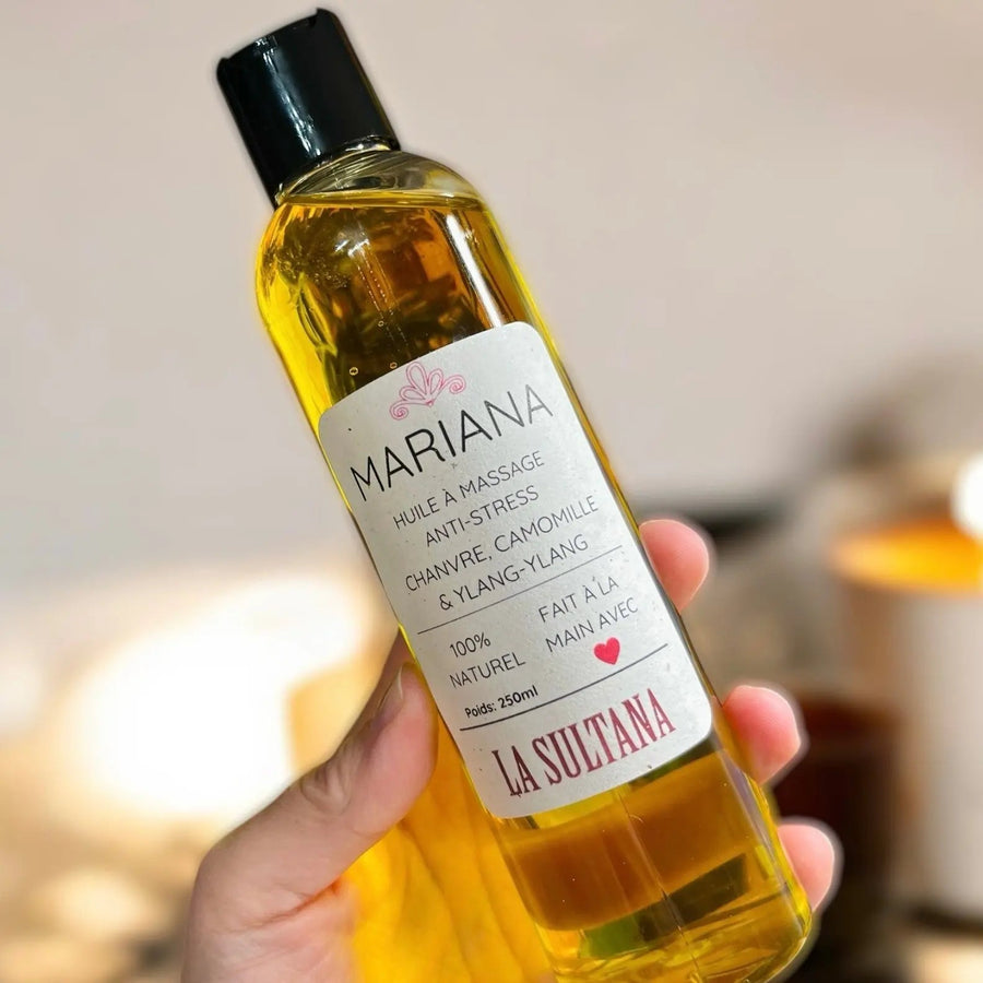MARIANA massage oil hemp, chamomile & ylang-ylang