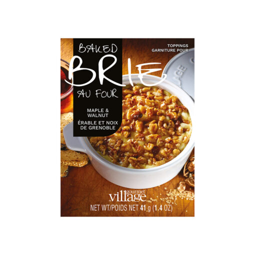 GARNITURE POUR BRIE - À L'ÉRABLE ET AUX NOIX