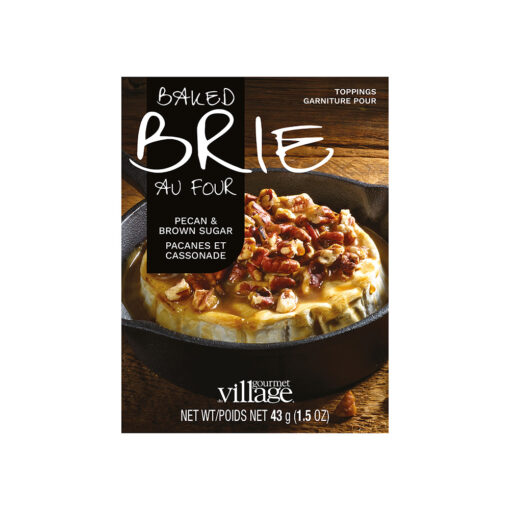 GARNITURE POUR BRIE - PACANES ET CASSONADE