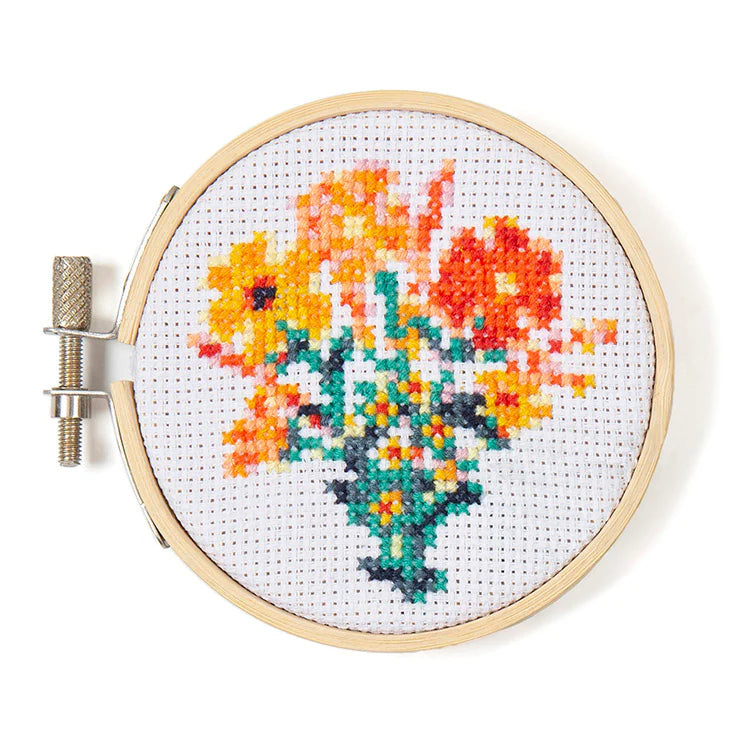 KIT DE BRODERIE - FLEURS