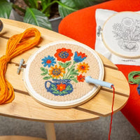 KIT DE BRODERIE - BOUQUET DE FLEURS