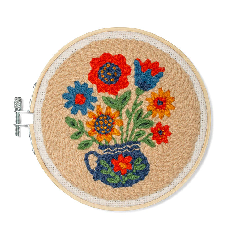 KIT DE BRODERIE - BOUQUET DE FLEURS