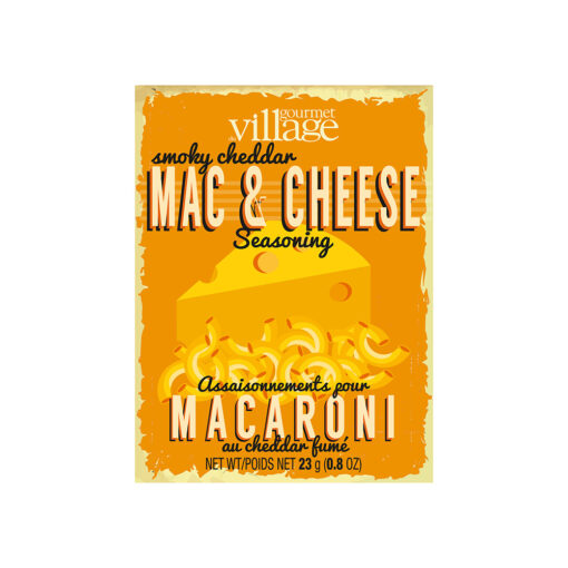 ASSAISONNEMENT - MACARONIS AU FROMAGE ET AU CHEDDAR FUMÉ