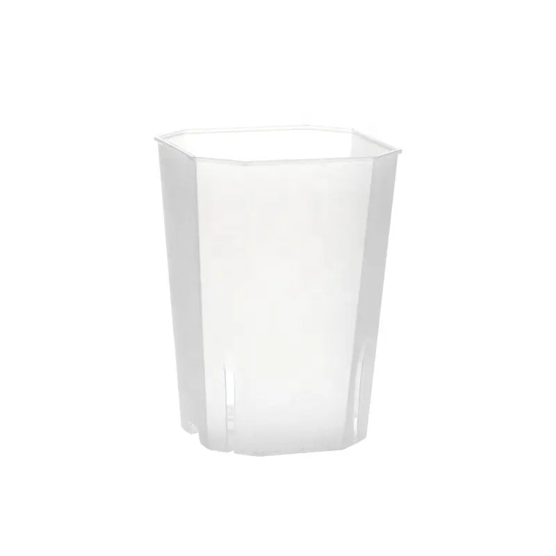 LARGE CLEAR SQUARE POT
