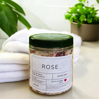 ORGANIC NATURAL HIMALAYAN HANDCRAFTED SOOTHING ROSE BATH SALTS
