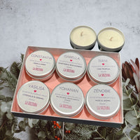 Set of 6 LUZ mini candles