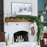 GUIRLANDES DE NOËL EN CÈDRE ARTIFICIEL