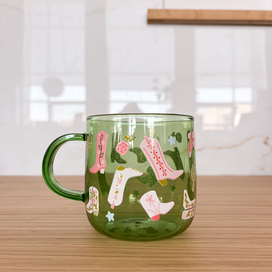GLASS MUG - COWGIRL