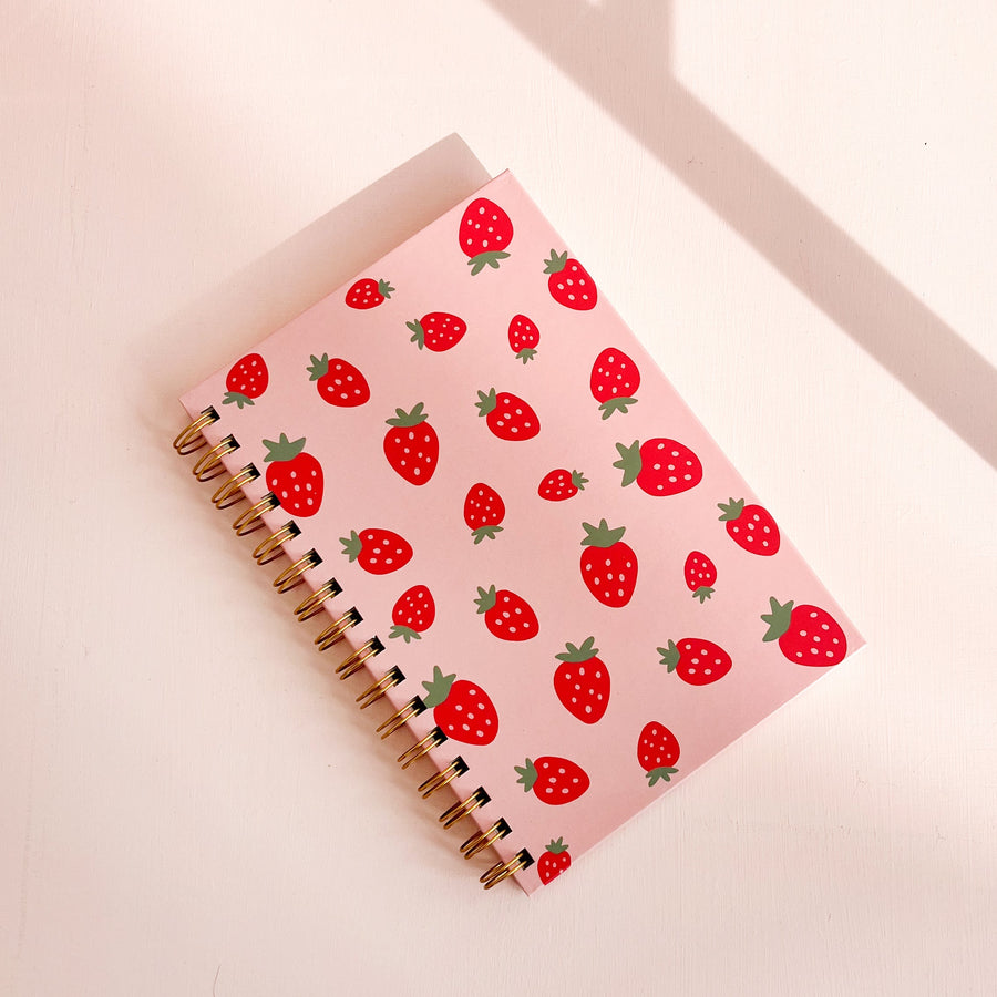 CAHIER DE NOTES - FRAISES