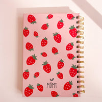 CAHIER DE NOTES - FRAISES