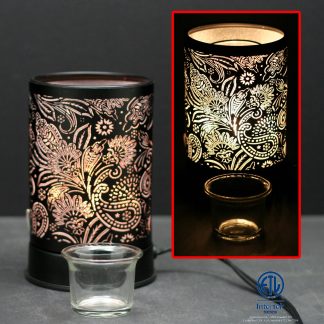 LAMPE POUR HUILE PARFUMÉE À CAPTEUR TACTILE - JARDIN SECRET