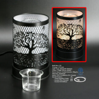 LAMPE POUR HUILE PARFUMÉE À CAPTEUR TACTILE - ARBRE DE VIE