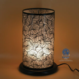 LAMPE LED TACTILE - PLUME NOIRE