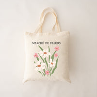 SAC REUTILISABLE - MARCHÉ DE FLEURS 01