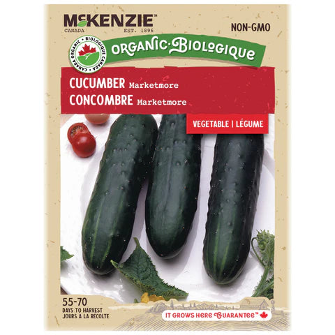 ORGANIC VEGETABLE SEEDS: CUCUMBER - MARKETMORE