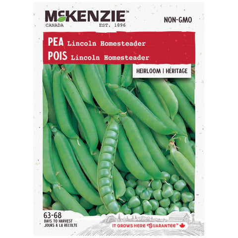 VEGETABLE SEEDS: PEAS - LINCOLN HOMESTEADER