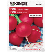 SEMENCES DE LEGUMES: RADIS - GERMAN GIANT
