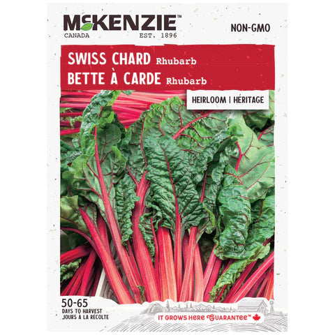 VEGETABLE SEEDS: SWISS CHARD - RHUBARB