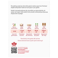 SEMENCES DE LEGUMES: CONCOMBRE - MORDEN EARLY