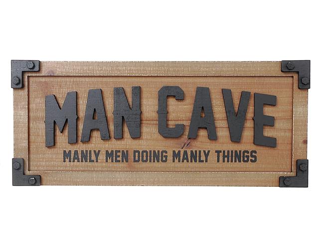 CADRE EN BOIS - MAN CAVE