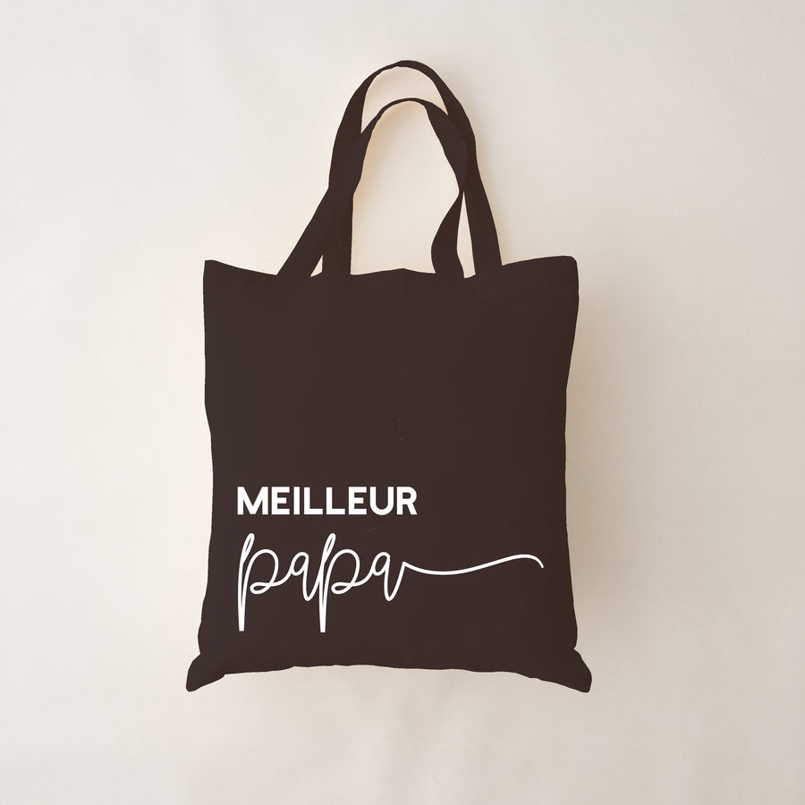 SAC COTON BIO NOIR – CADEAU PERE