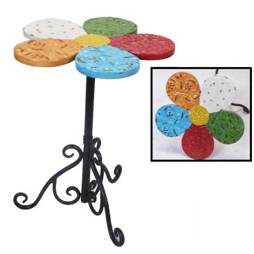 TABLE FLEUR MULTICOLORE