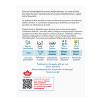 SEMENCES DE FLEURS: FLEURS SAUVAGES - POUR ATTIRER LES ABEILLES