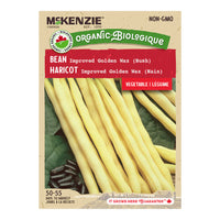 SEMENCES DE LÉGUMES BIO: HARICOT GOLDEN WAX BIO