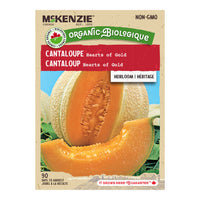 SEMENCES DE FRUITS BIO: CANTALOUPE - HEARTS OF GOLD