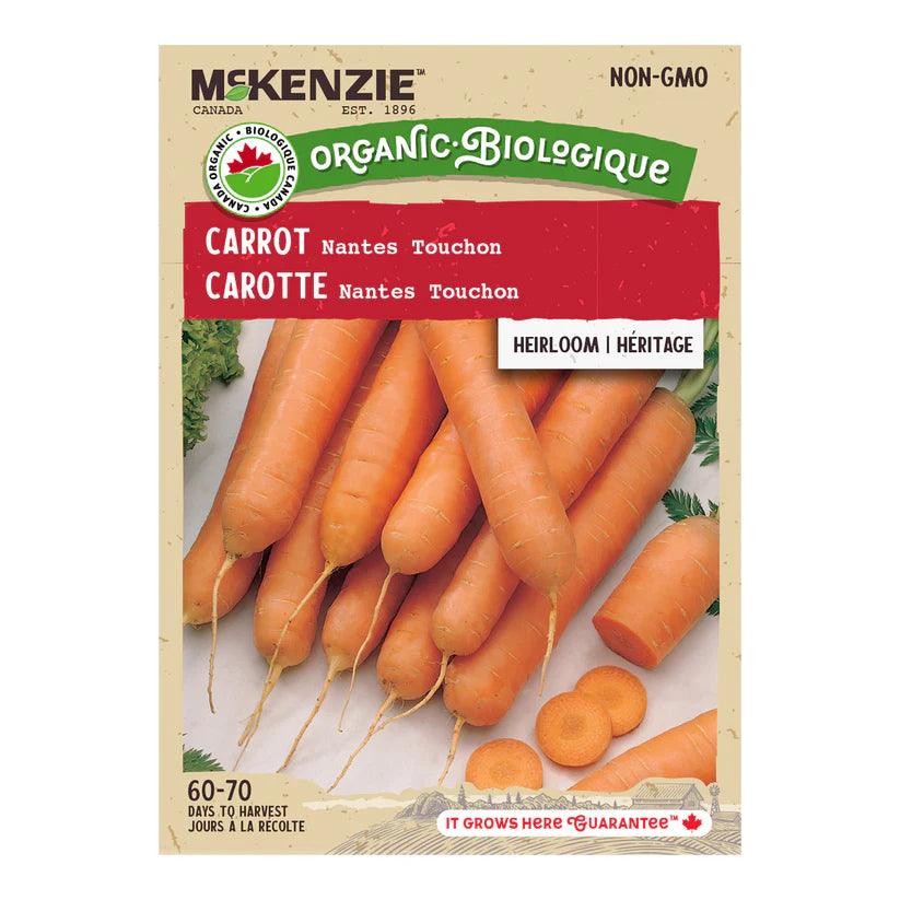 SEMENCES DE LÉGUMES BIO: CAROTTE - NANTES TOUCHON
