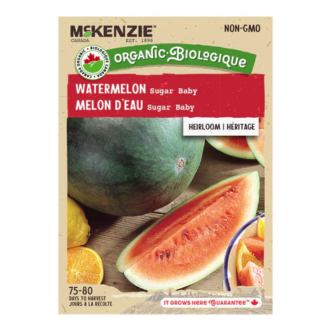 SEMENCES DE FRUITS BIO: MELON D'EAU - SUGAR BABY