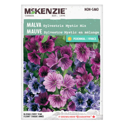 FLOWER SEEDS: MALLOW - SYLVESTRIS MYSTIC MIX