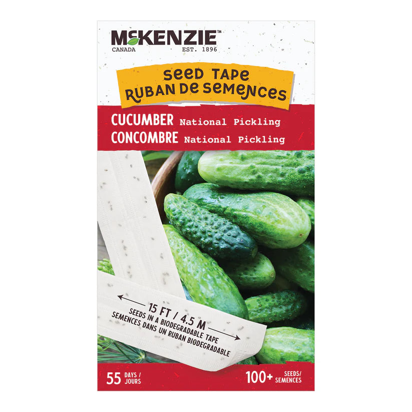 VEGETABLE SEEDS: CUCUMBER - NATIONAL PICKLING ON TAPE