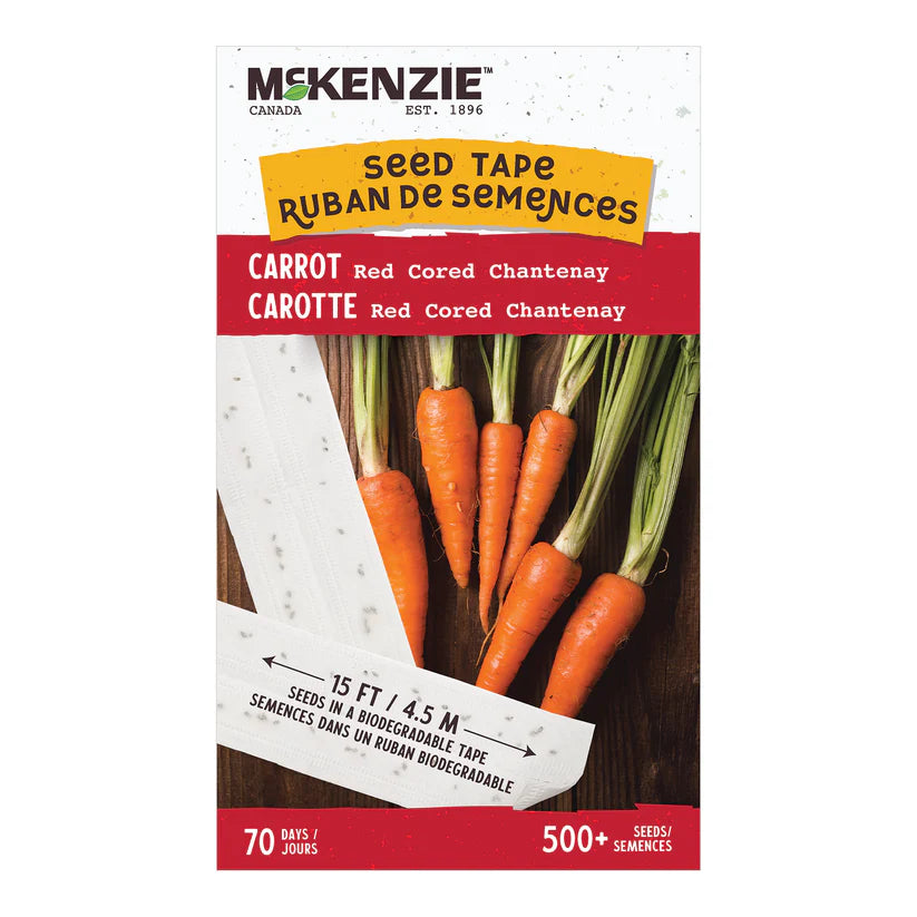 VEGETABLE SEEDS: CARROT - RED CORED CHANTENAY