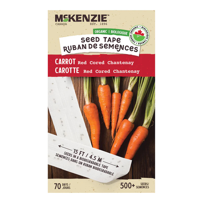 SEMENCES DE LEGUMES BIO: CAROTTE - RED CORED CHANTENAY EN RUBAN