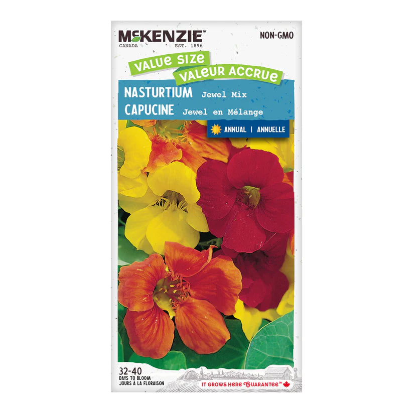 FLOWER SEEDS: NASTURTIUM MIX