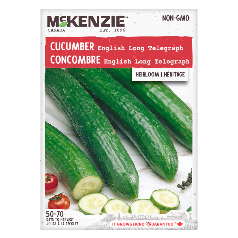 VEGETABLE SEEDS: CUCUMBER - ENGLISH LONG TELEGRAPH