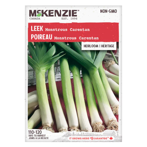VEGETABLE SEEDS: LEEK - MONSTROUS CARENTAN